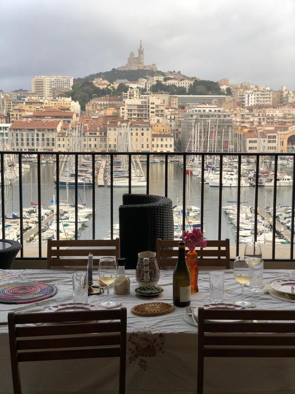 Апартаменты Grand T2 Surplombant Le Vieux Port Марсель Экстерьер фото